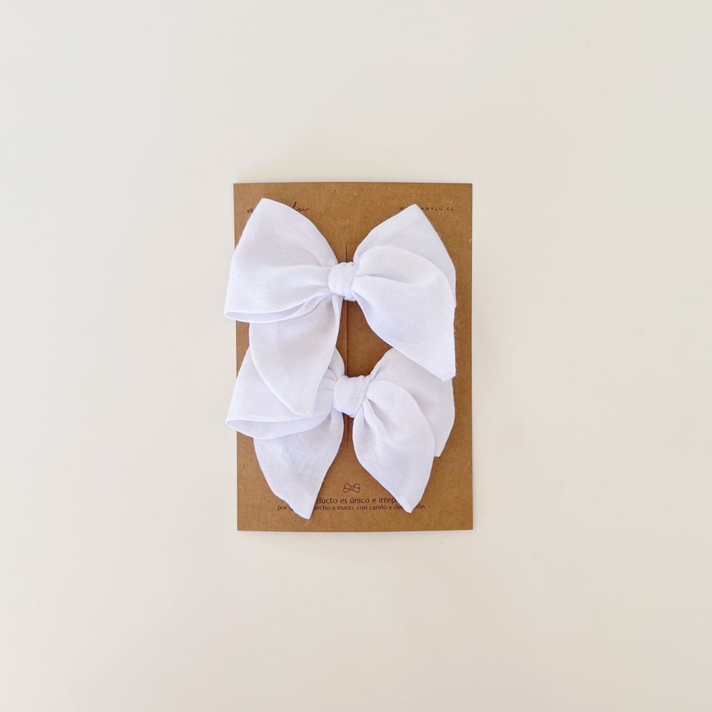 Anylu set de 2 sofy pequeño Blanco