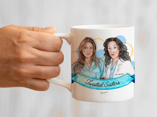 Tazón Twisted Sisters tazon 320 ml GREYS ANATOMY
