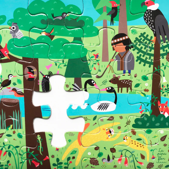 PUZZLE MAPA BOSQUE Base