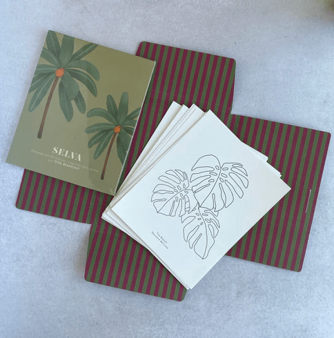 Carpeta Selva con 22 láminas para pintar SELVA