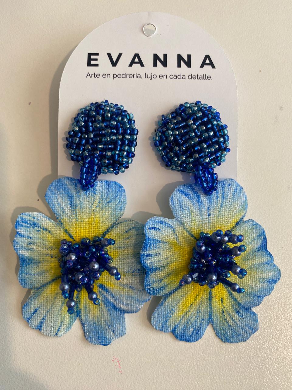 Aros Pintado Azul