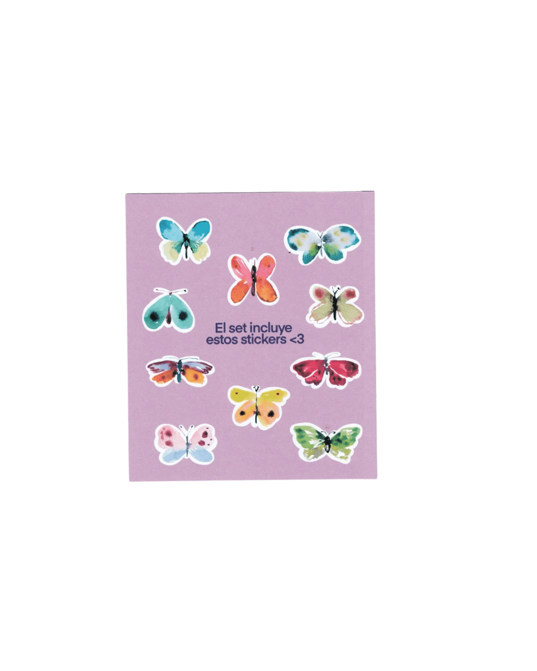 Set Stickers Temática Mariposas