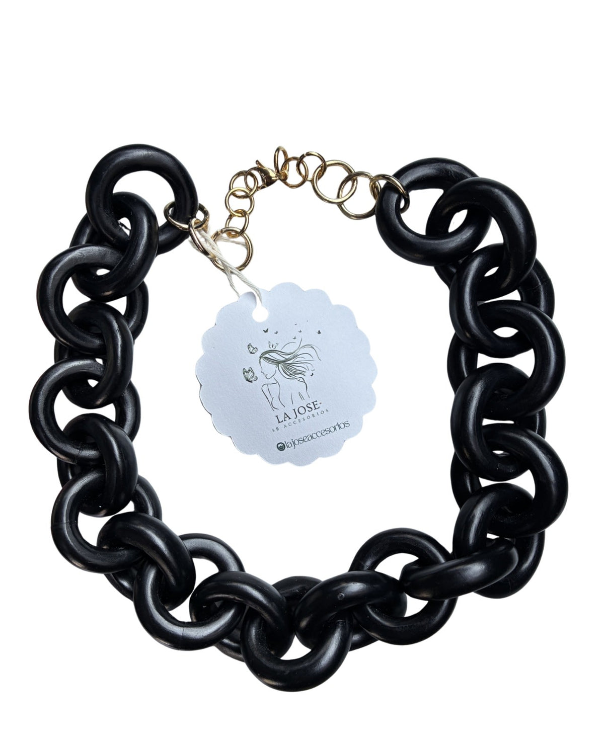 Collar Eslabones Negro