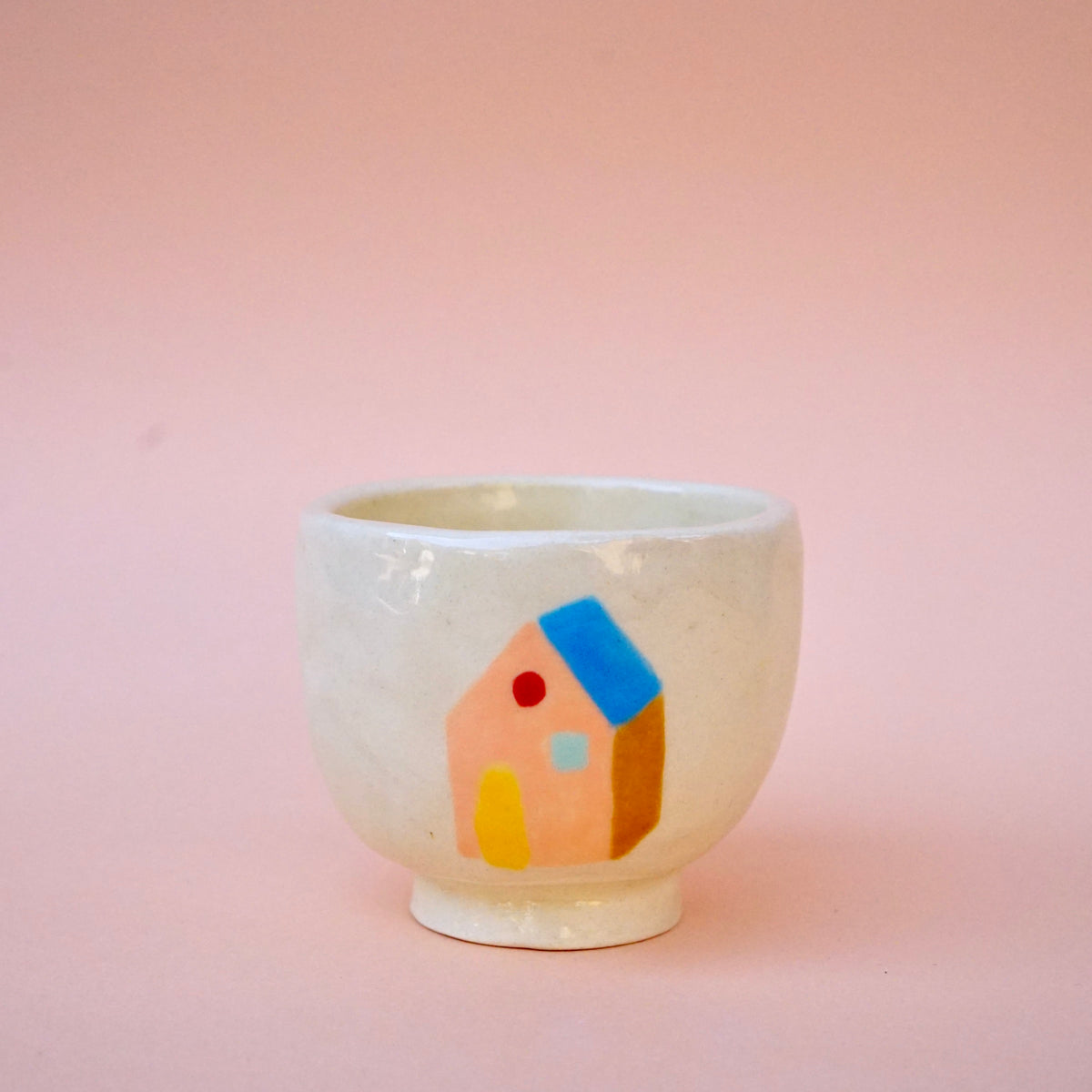 Taza café casa flor 01 Taza para café