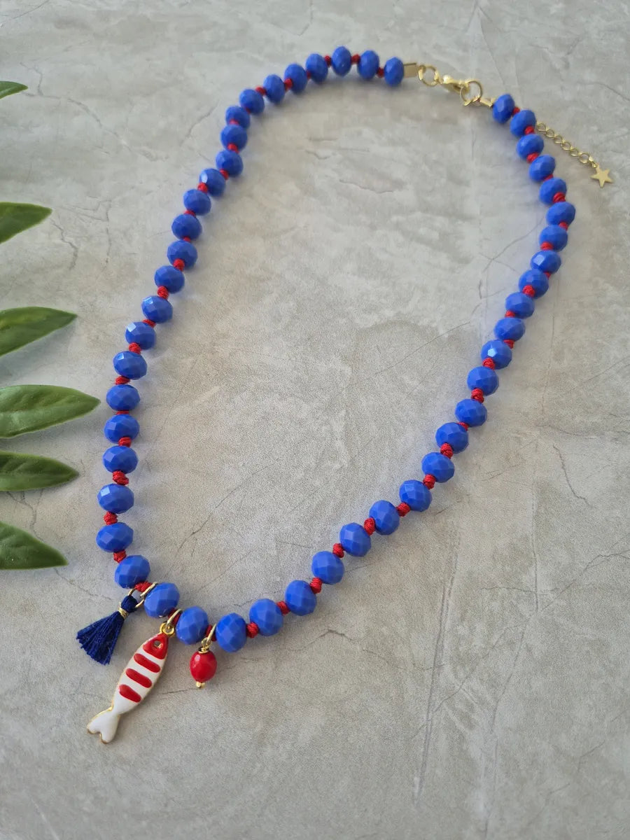 Collar Agua Salada Azul