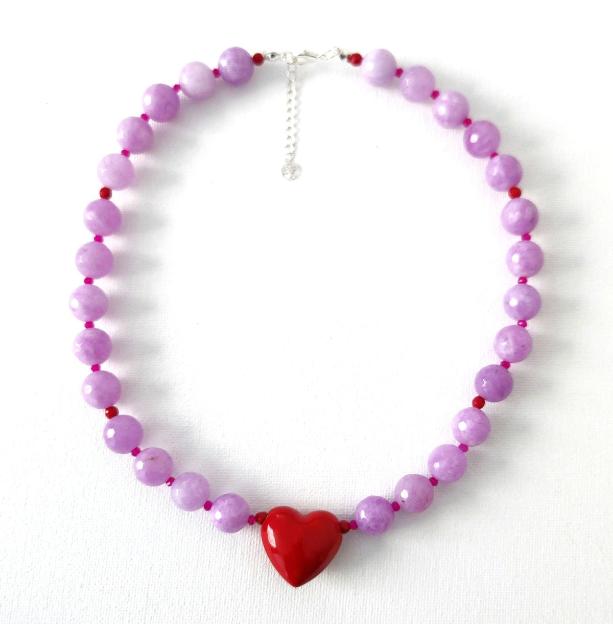 Slim Collar Piedras Lila