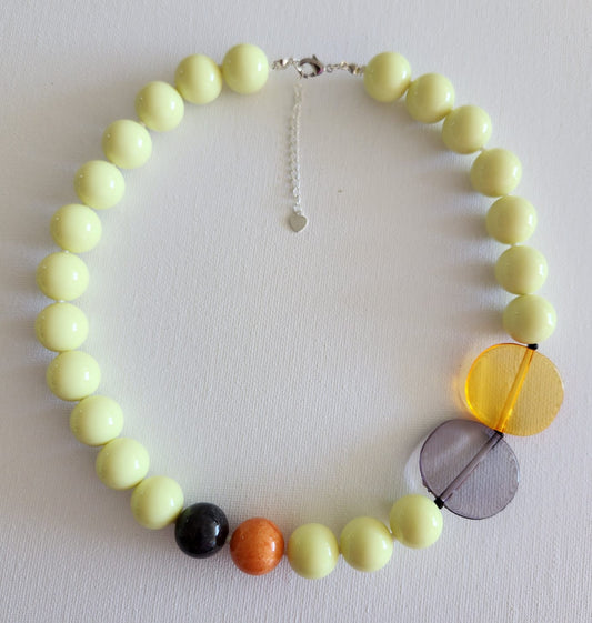 Maxi Collar Verde Pistacho
