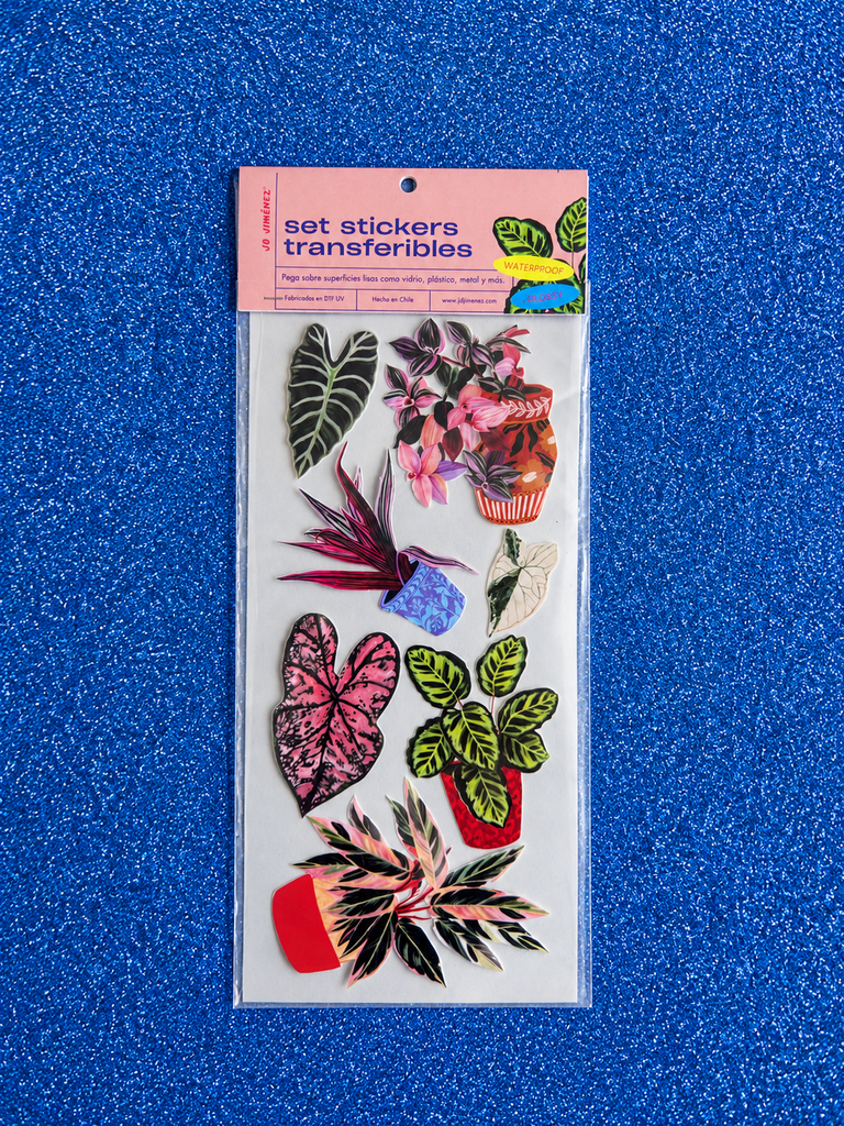 Stickers transferibles Plantas – DECATALOGO
