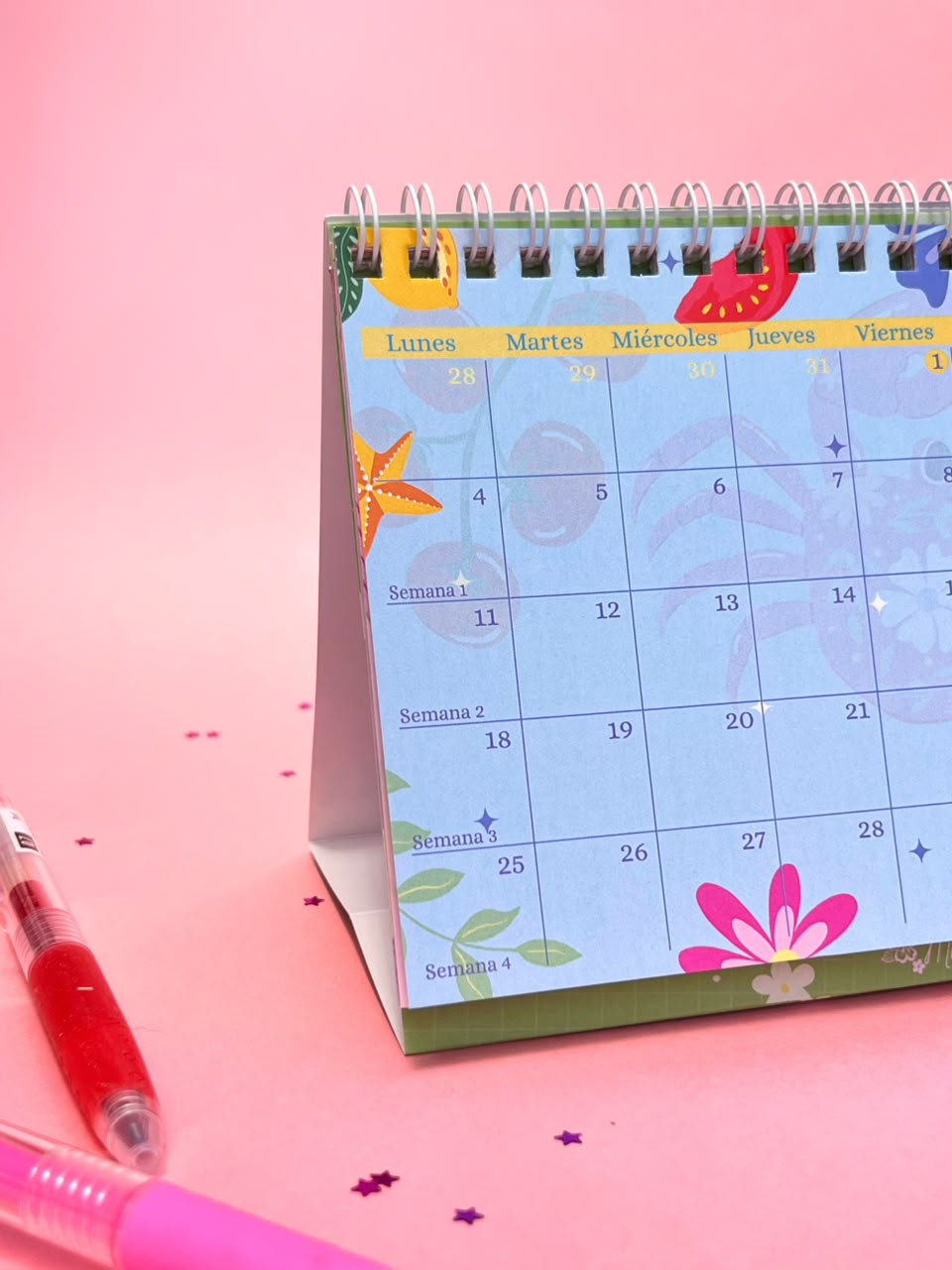 Calendario de Escritorio Ilustrado Meraki 2027