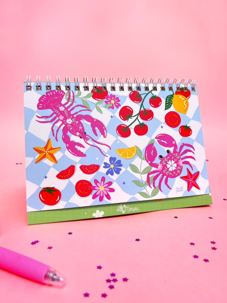 Calendario de Escritorio Ilustrado Meraki 2027