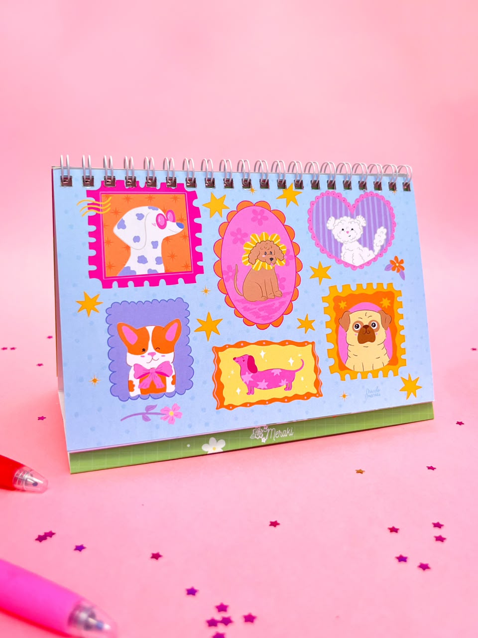 Calendario de Escritorio Ilustrado Meraki 2027