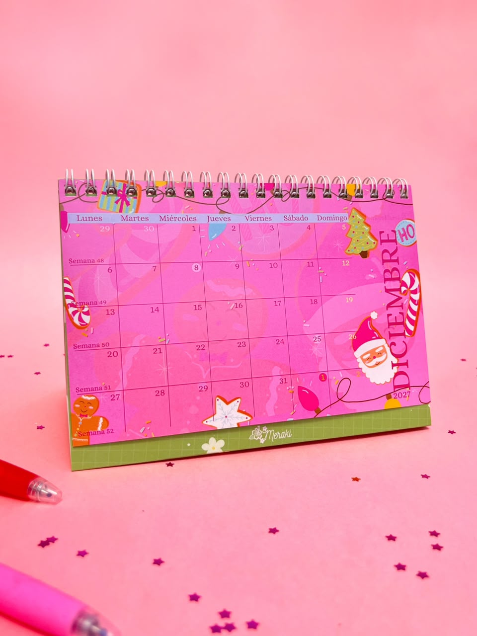 Calendario de Escritorio Ilustrado Meraki 2027
