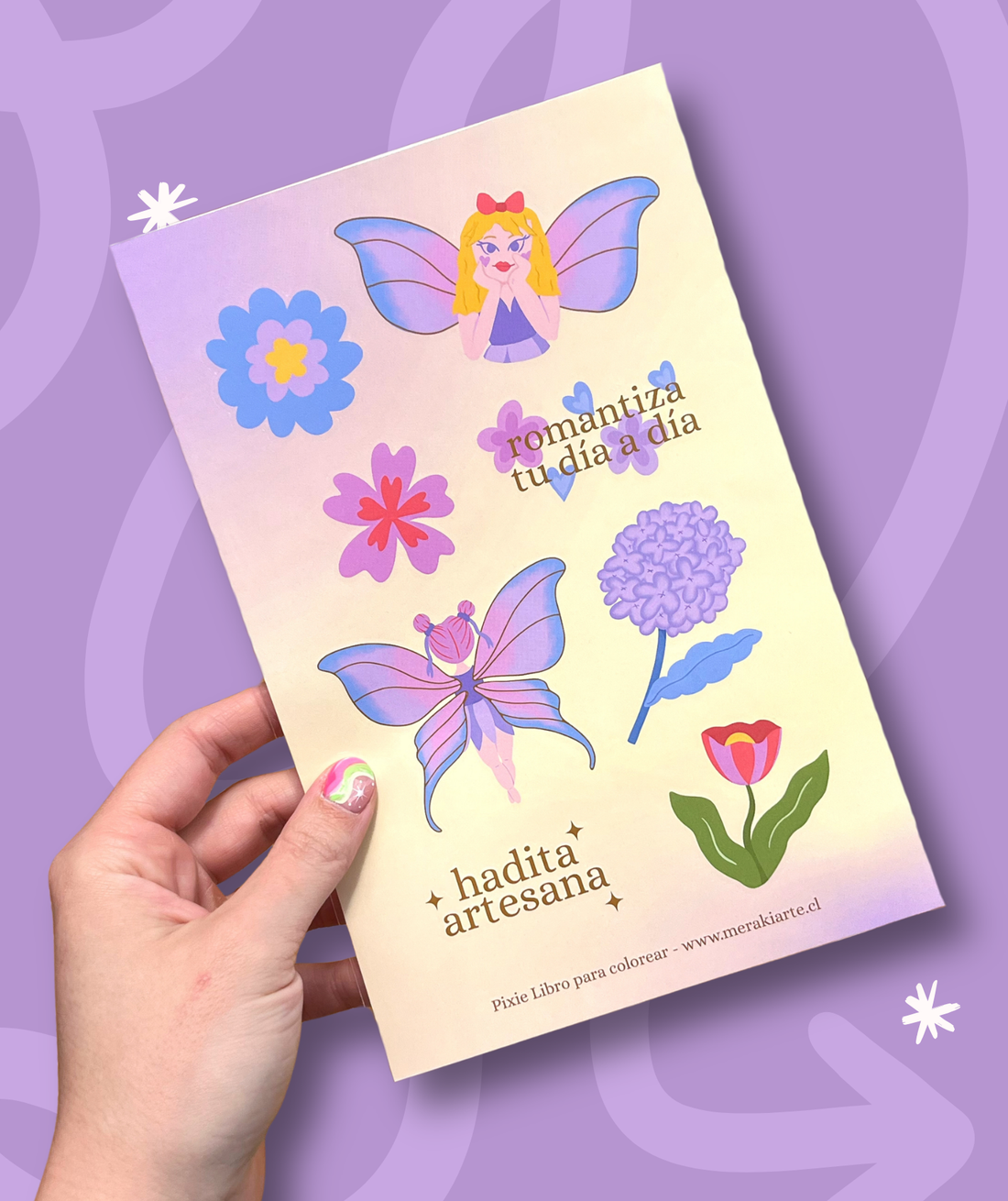 Lámina de Stickers Pixie