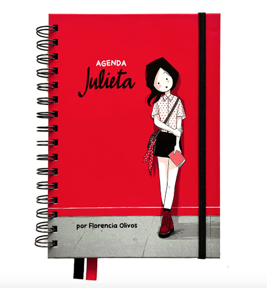Agenda Julieta Tapa Roja ROJO