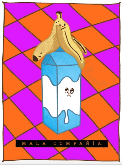 Art Print Mala compañía BANANA