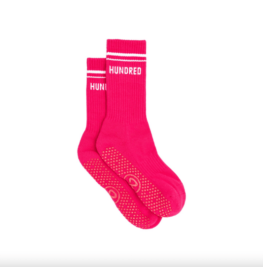 Calcetines Crew Grip – Fucsia