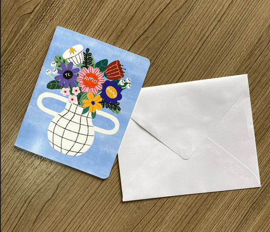 Tarjeta te amo mamá Tarjetas