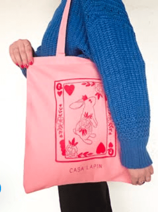 totebags bunny queen totebag