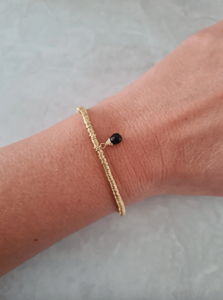 Pulsera Mostacilla Ónix Negro – DECATALOGO
