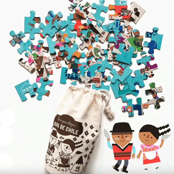 PUZZLE MAPA CHILE Base – DECATALOGO