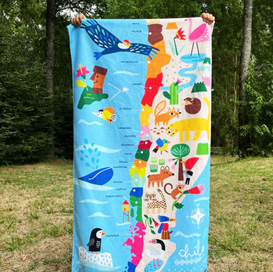 TOALLA MAPA CHILE Base