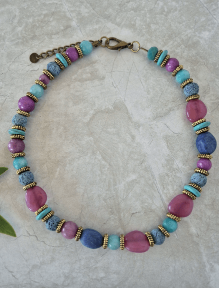 Collar Amanecer Azul