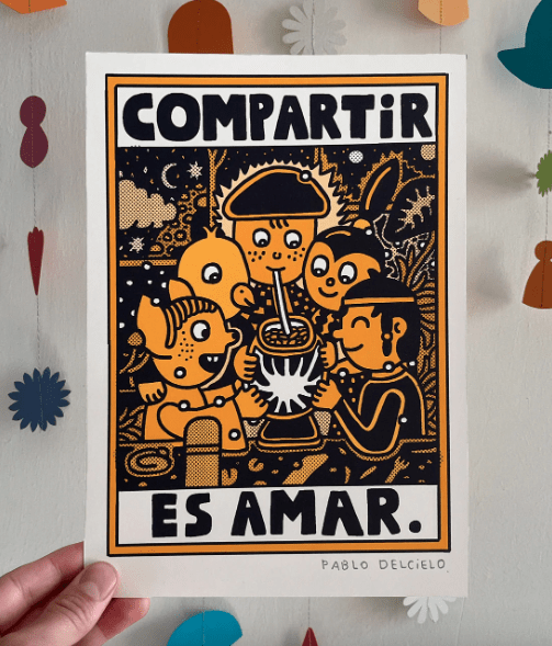 Impreso A4 - Compartir es amar Base
