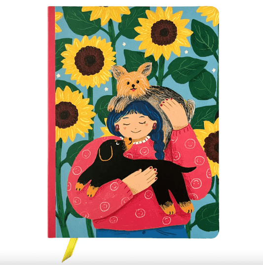 Journal Cata Cartagena Perro y Girasoles Base