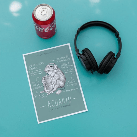 Print signos del zodiaco Acuario