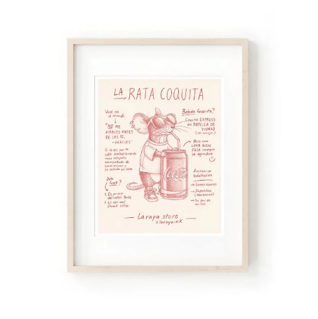 Print animal Rata Coquita base