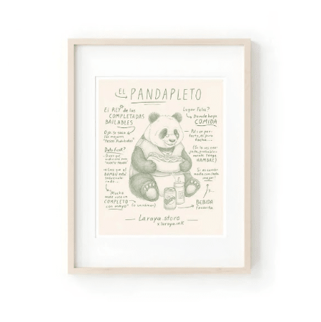 Print animal Pandapleto base