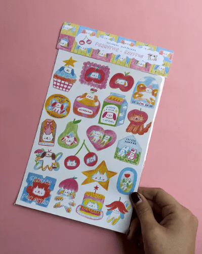 Stickers Perritos & Gatitos adhesivos