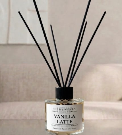 Difusor 100 ml Vainilla con Café Transparente