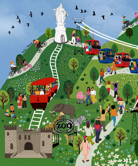 Puzzle 300 Piezas Cerro San Cristobal