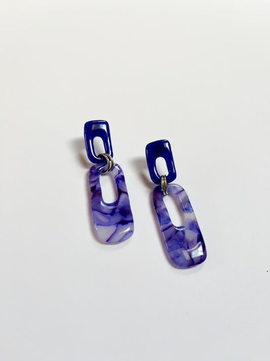 Aros diana morado