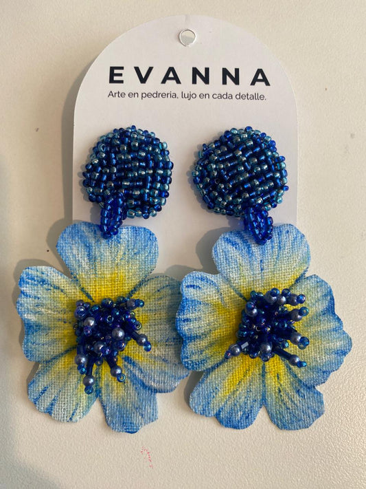 Aros Pintado Azul