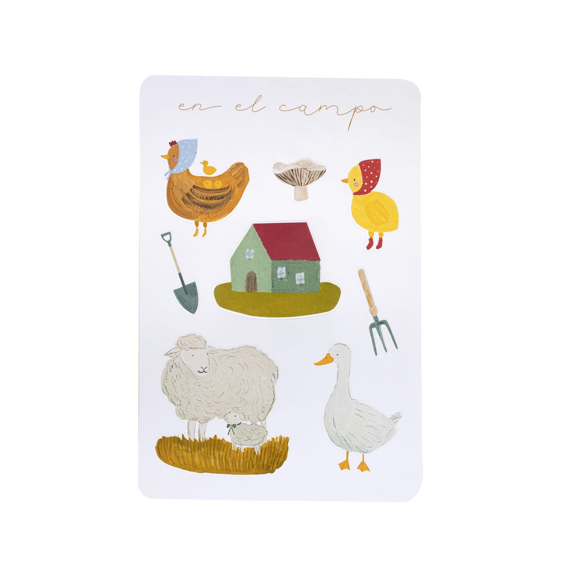 Hoja de Stickers en el Campo – DECATALOGO