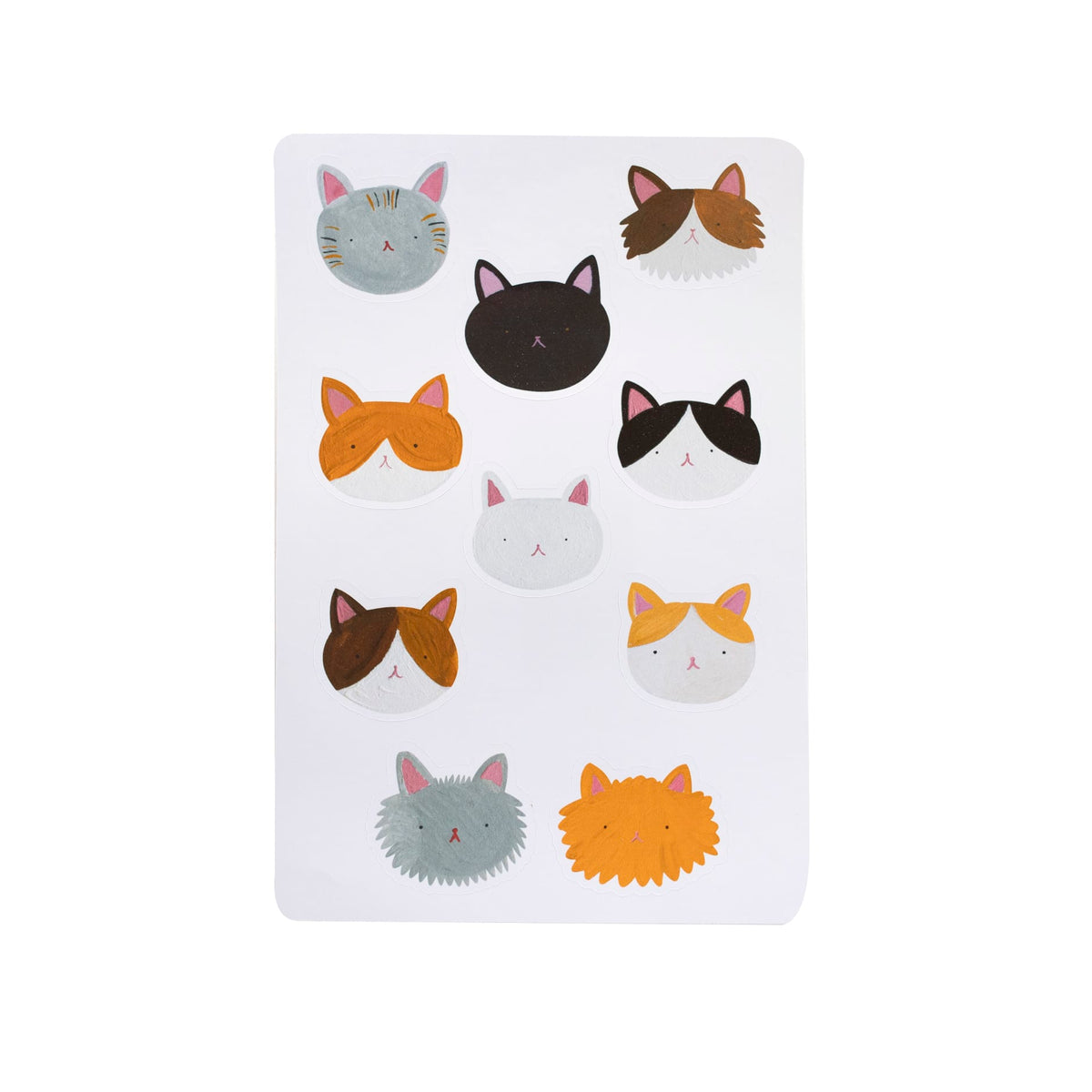 Hoja de Stickers Gatos – DECATALOGO