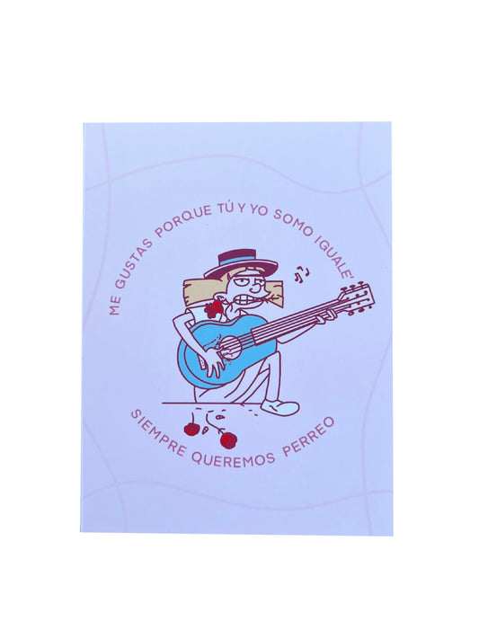 Tarjeta Helga Perreo