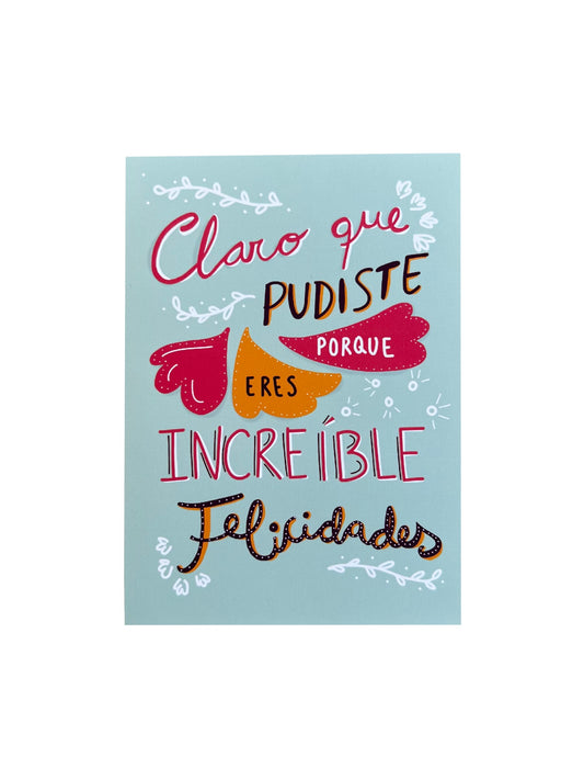 Tarjeta Claro Que Pudiste