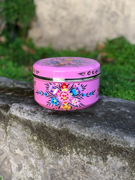 cajitas redondas AZUL