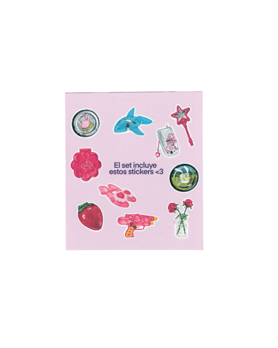 Set Stickers Temática Recuerdos de Plastico Recuerdos de Plástico