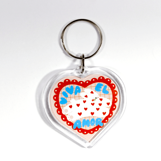LLAVERO CORAZON VIVA el AMOR Base