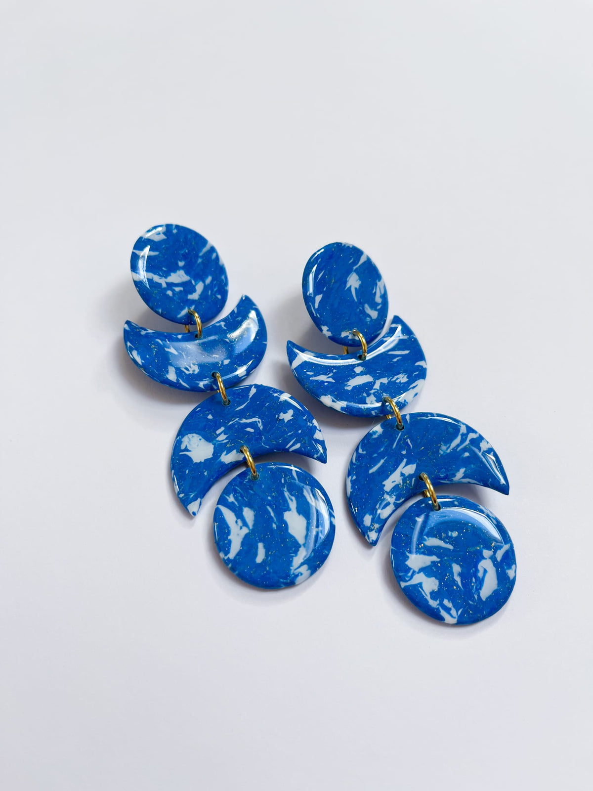 Aros luna azul