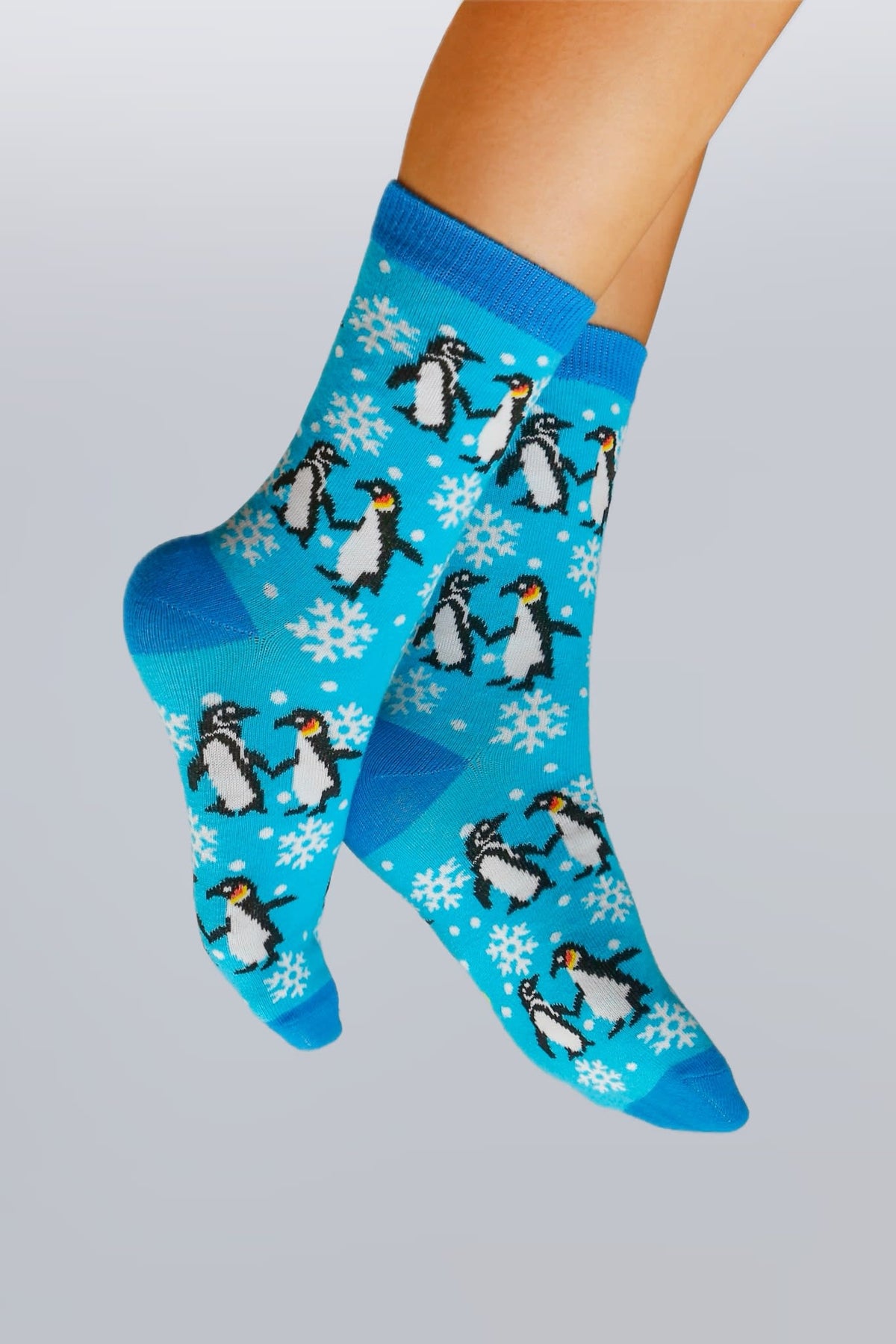 Calcetin Pingüinos CELESTE 35 - 41