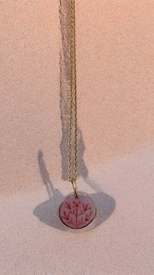 Colgante Mediano Circulo rojo