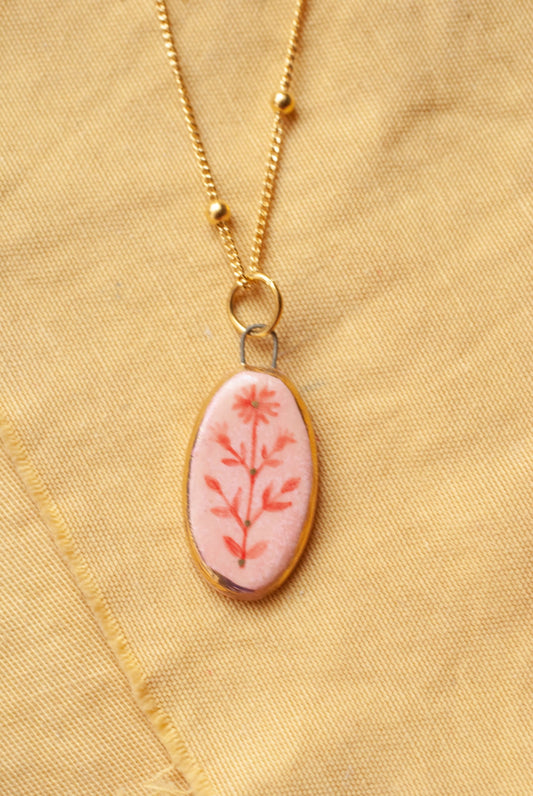 Colgante Flor Rosa