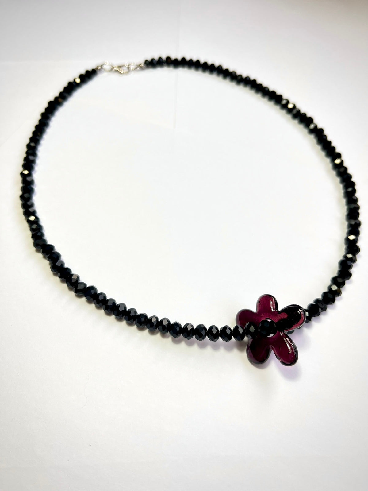 Collar cristal flower