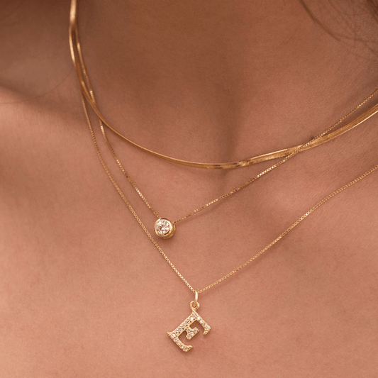Collar Gold Vermeil Punto Luz