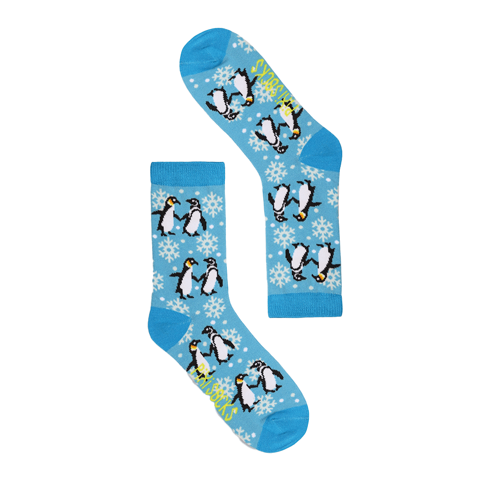 Calcetin Pingüinos CELESTE 35 - 41